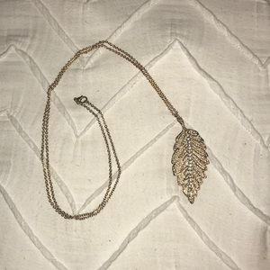 Gold Leaf necklace (BUNDLE WITH MATCHING SILVER)